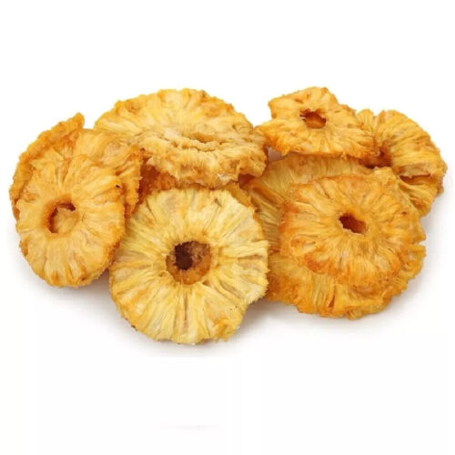 Sweetened Dried Pineapple Rings – Tropical Snack | Soft, Chewy & Delicious | Natural Fruit Treat – 250g - 10kg Bulk Pack