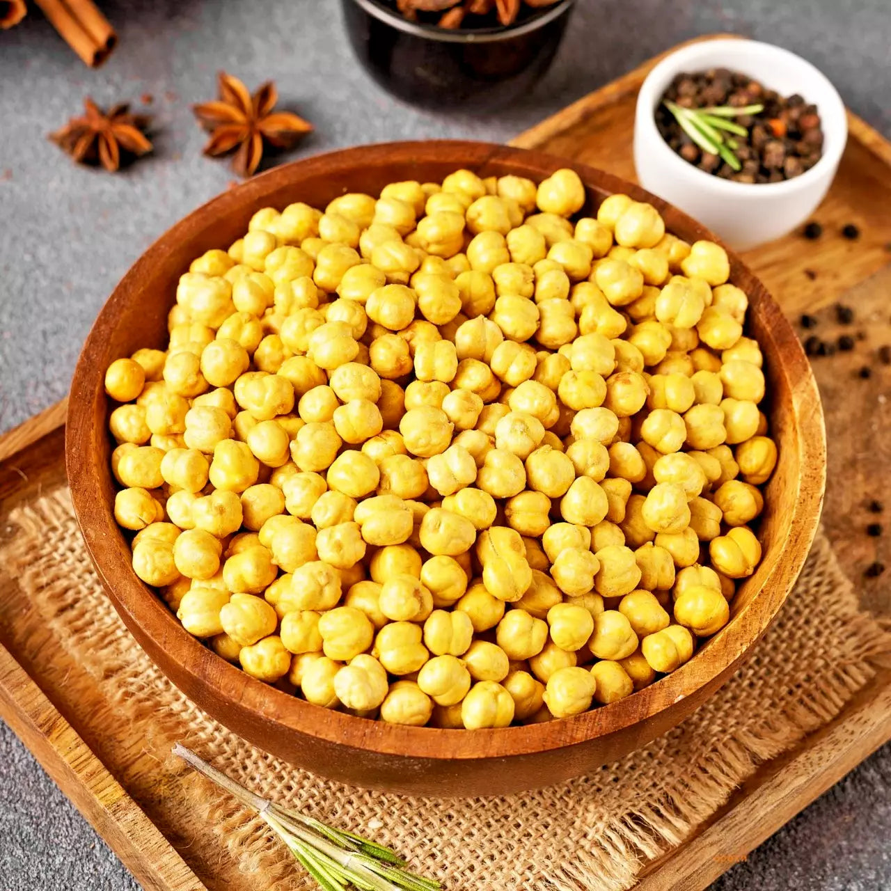 Golden Roasted Chickpeas (Garbanzo Beans), 500g-10kg, GMO free, Natural, High Quality