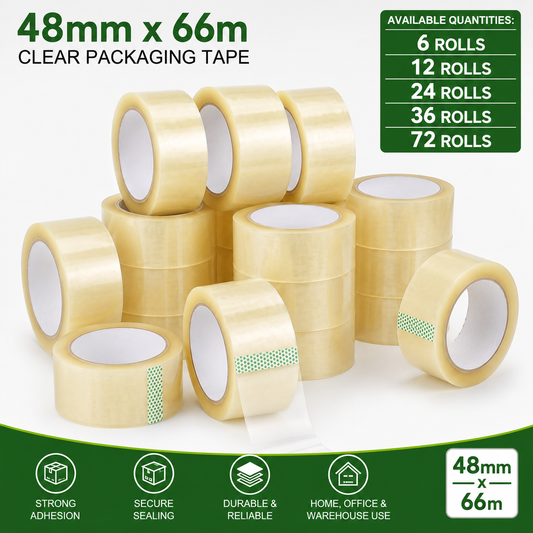 Clear Packaging Tape 48mm x 66m