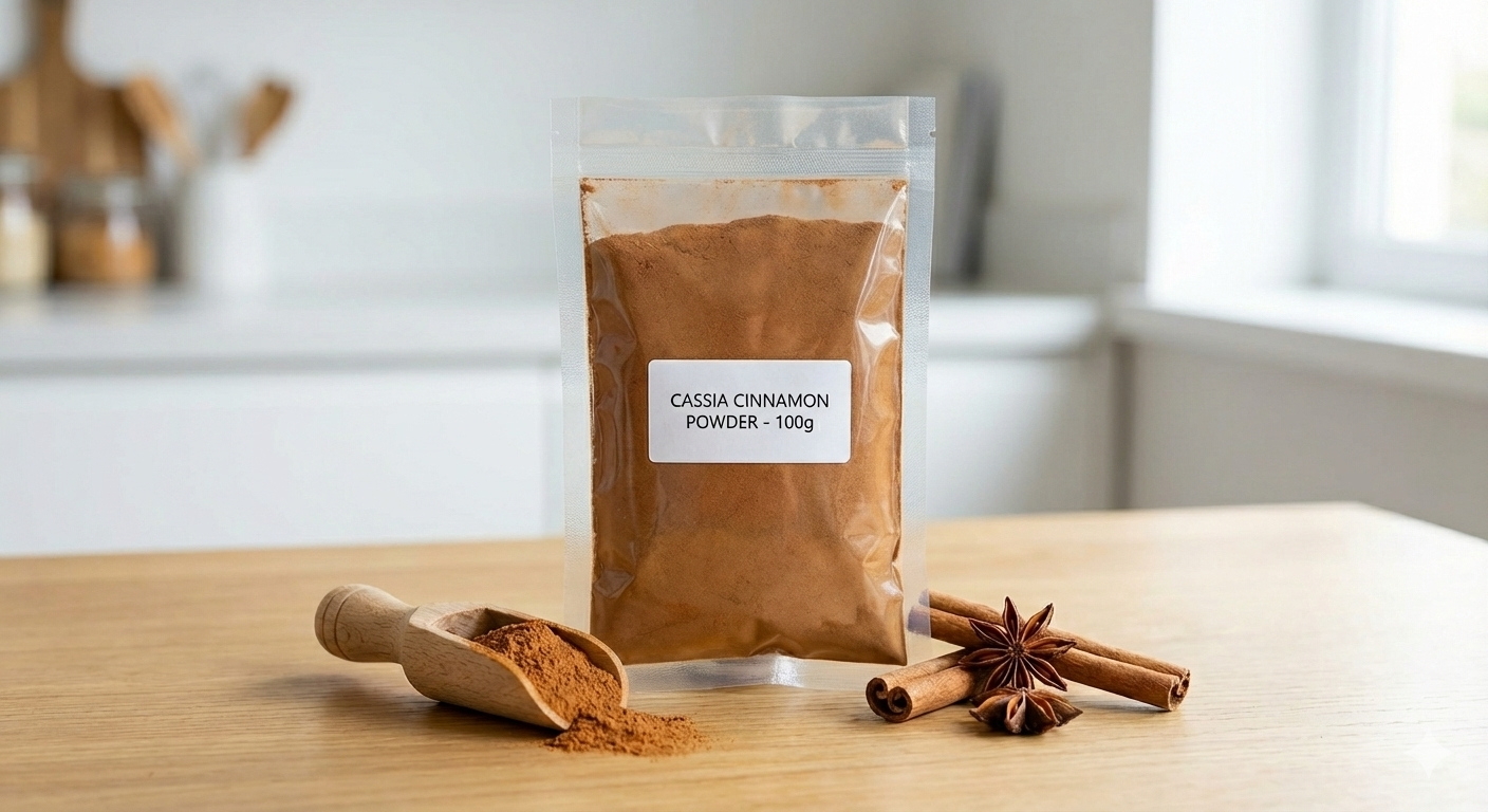 Cassia Cinnamon Powder | Strong Sweet Spice for Baking & Curries | 250g-1kg