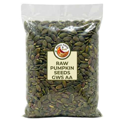 Premium Pumpkin Seeds GWS Grade AA | Organic | Raw Green Pepitas | High Protein, Keto | Zinc & Magnesium Boost| (250g-5kg)