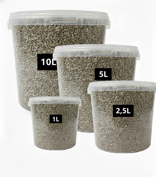 Sunflower Hearts in Tubs | Wild Bird, Bakery Kernels Free UK Next Day Delivery